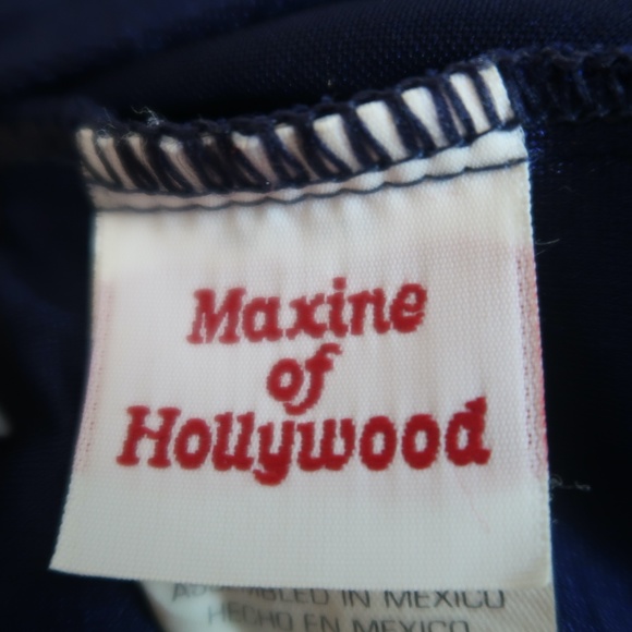 VINTAGE MAXINE OF HOLLYWOOD RUCHED ONE-PIECE {12} - Picture 9 of 11